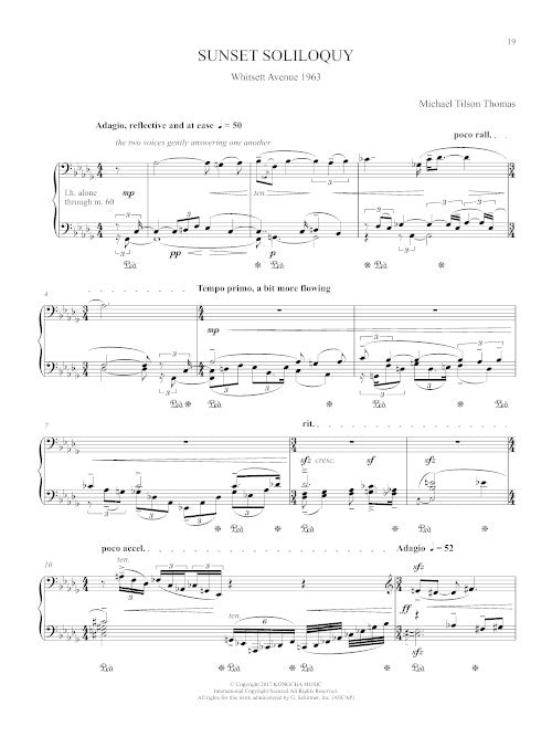 Tilson Thomas: Upon Further Reflection