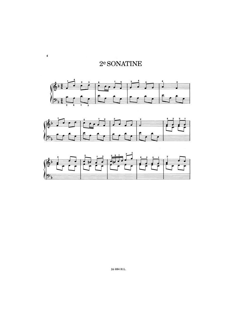 Tailleferre: 3 Sonatinas for Piano