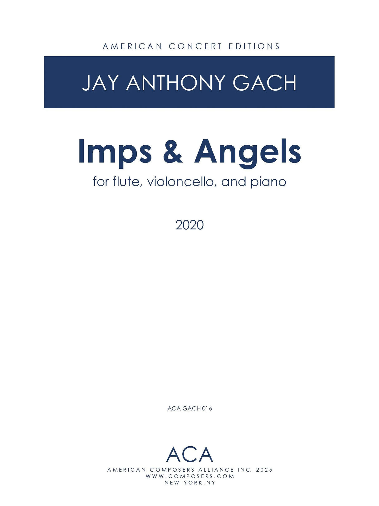 Gach: Of Imps & Angels