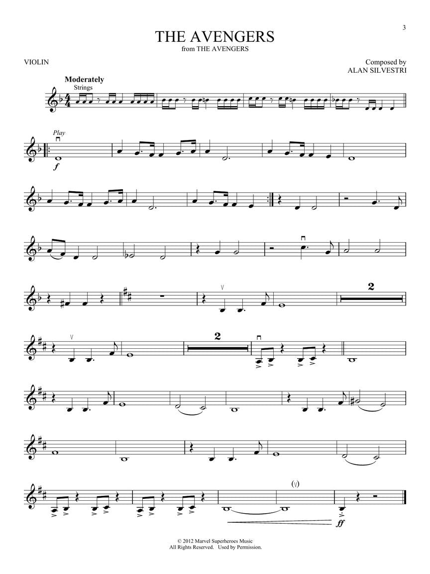 Superhero Themes Instrumental Play-Along for Violin