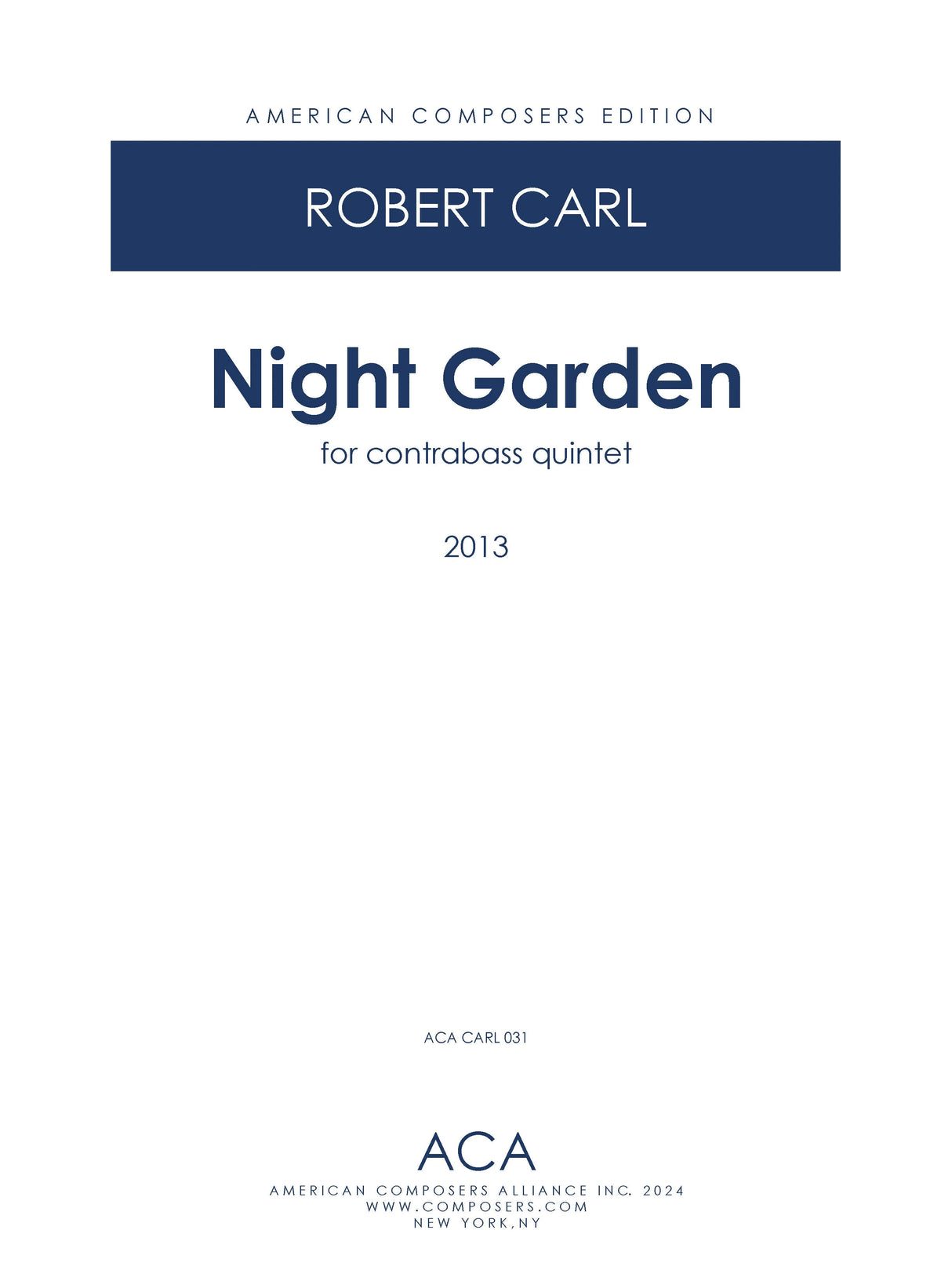 Carl: Night Garden