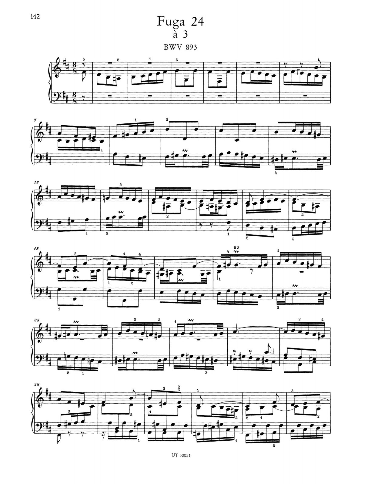 Bach: The Well-Tempered Clavier - Book 2, BWV 870-893