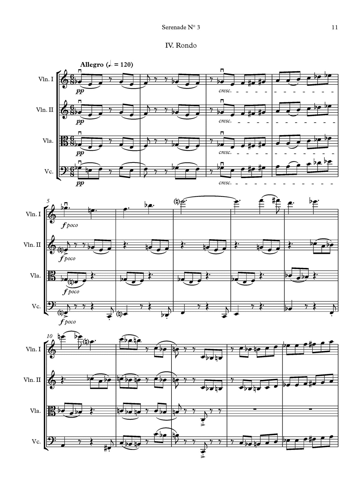 Kay: Serenade No. 3
