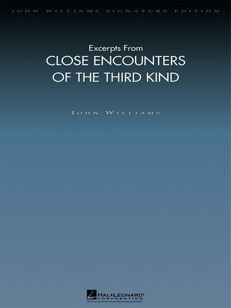 Williams: Excerpts from Close Encounters of the Third Kind