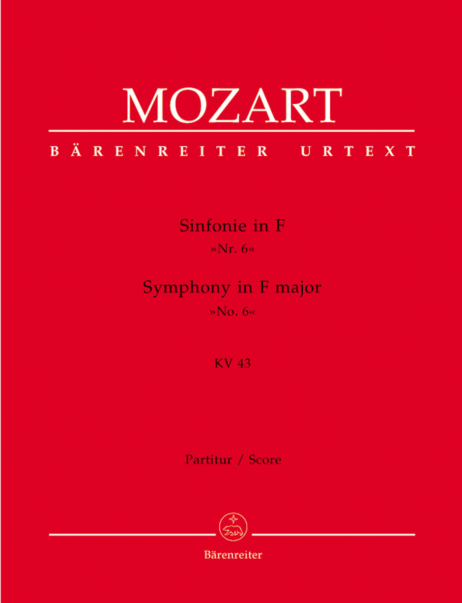 Mozart: Symphony No. 6 in F Major, K. 43