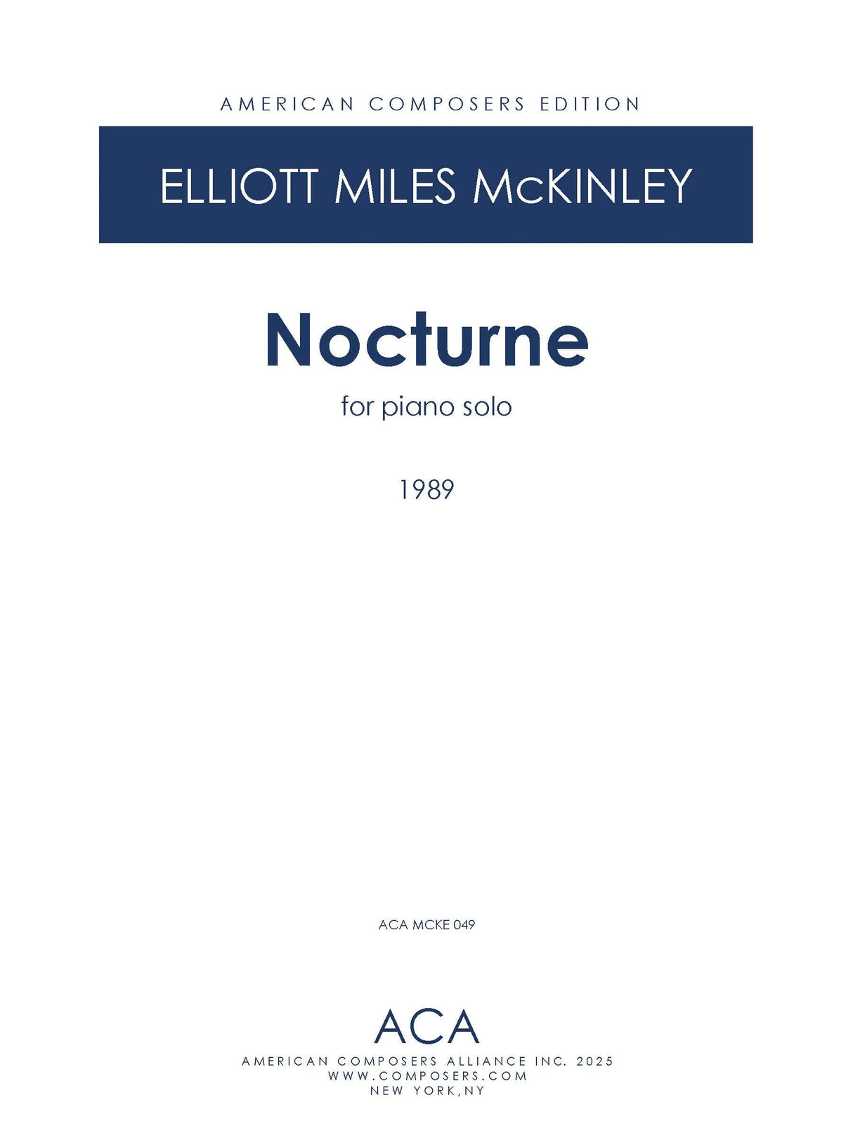 E.M. McKinley: Nocturne