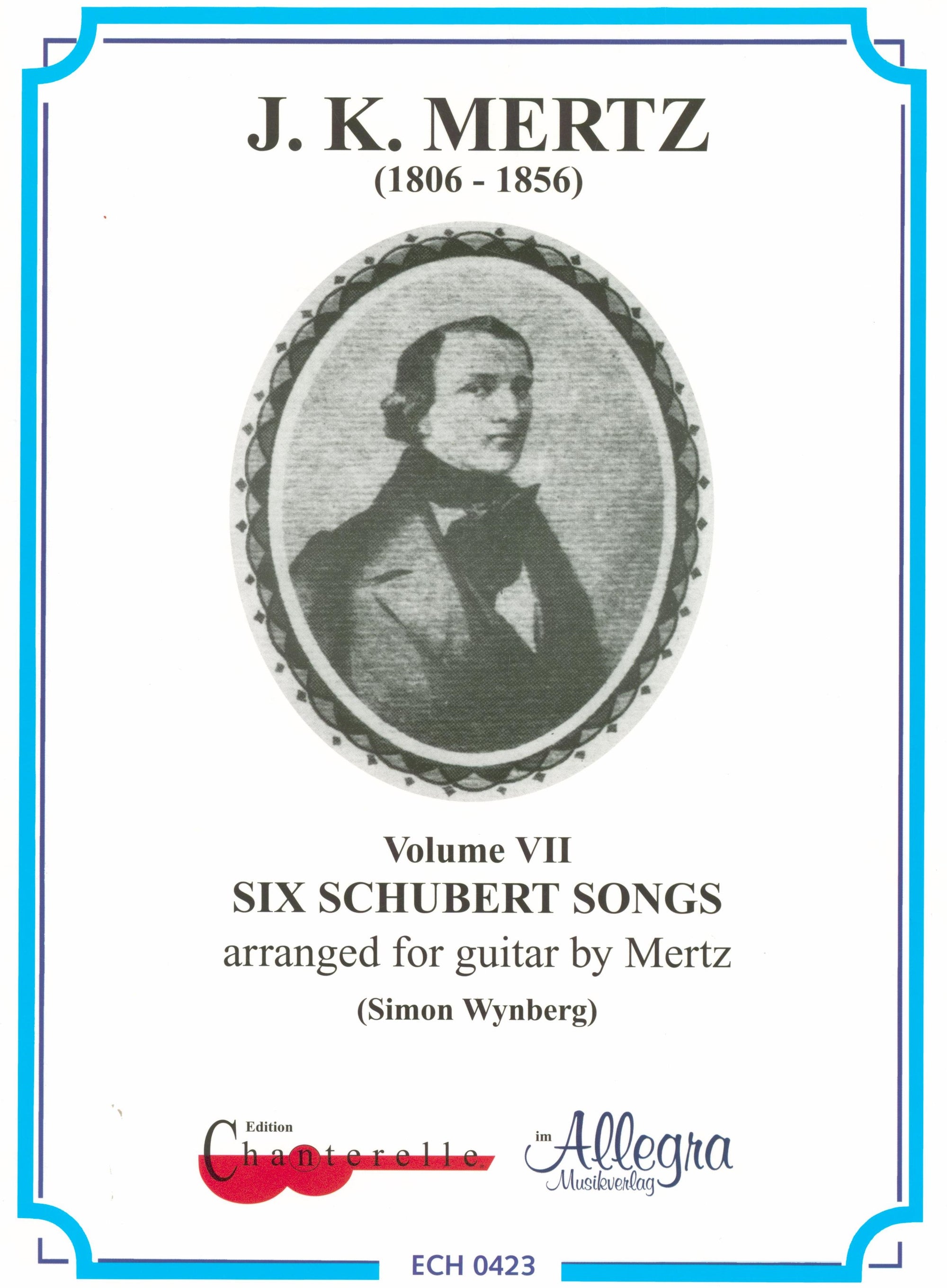 Mertz: 6 Schubert Songs