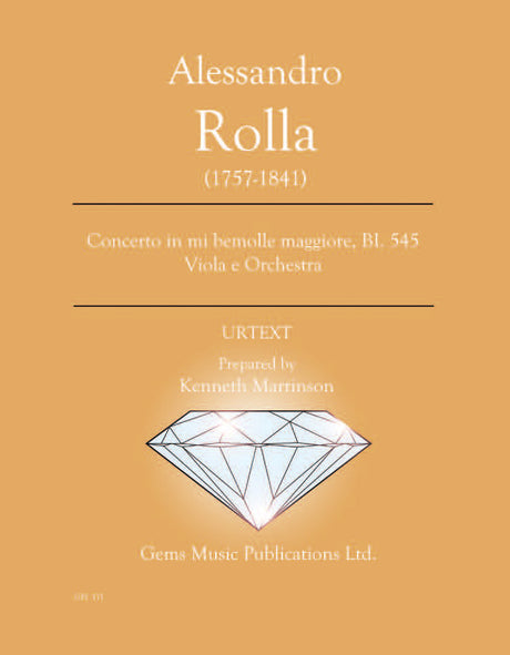 Rolla: Viola Concerto in E-flat Major, BI. 545