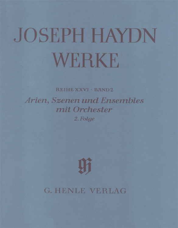 Haydn: Arias, Scenes and Ensembles with Orchestra - Volume 2