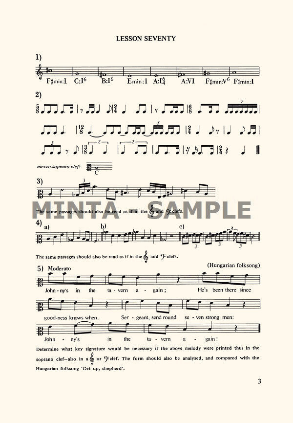 Musical Reading and Writing: Pupil's Book - Volume 5