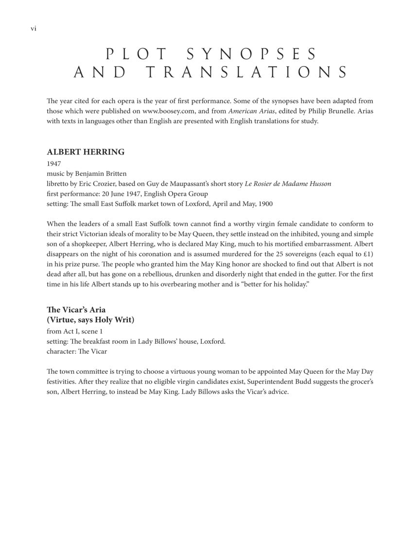 Boosey & Hawkes Opera Anthology – Baritone/Bass