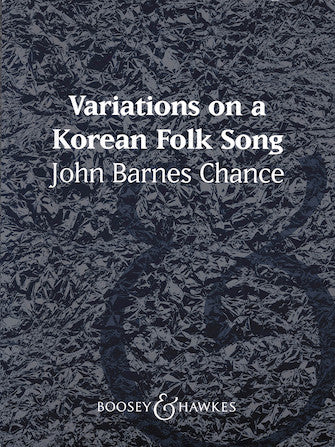 Chance: Variations on a Korean Folk Song