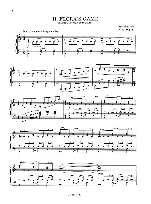 Piazzolla: 3 Preludes