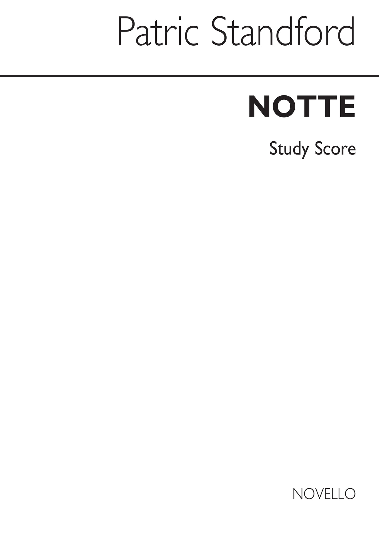 Standford: Notte