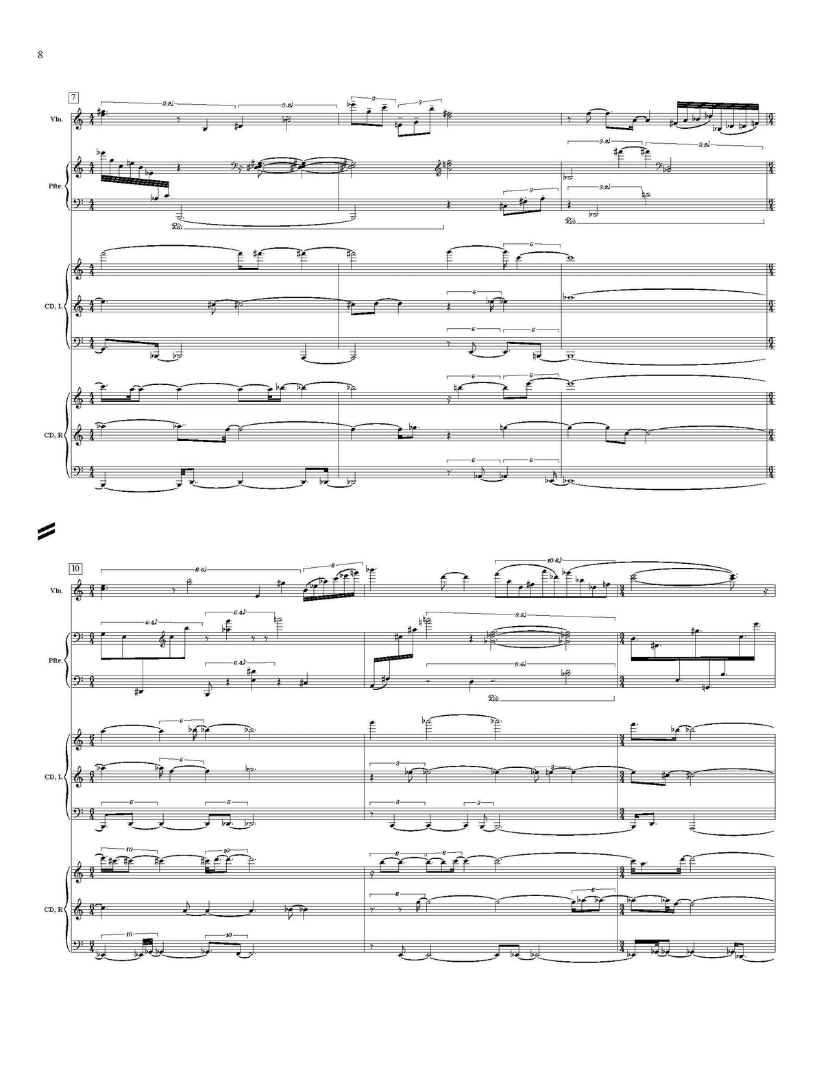 Melby: Electro-Acoustic Concerto for Violin & Piano