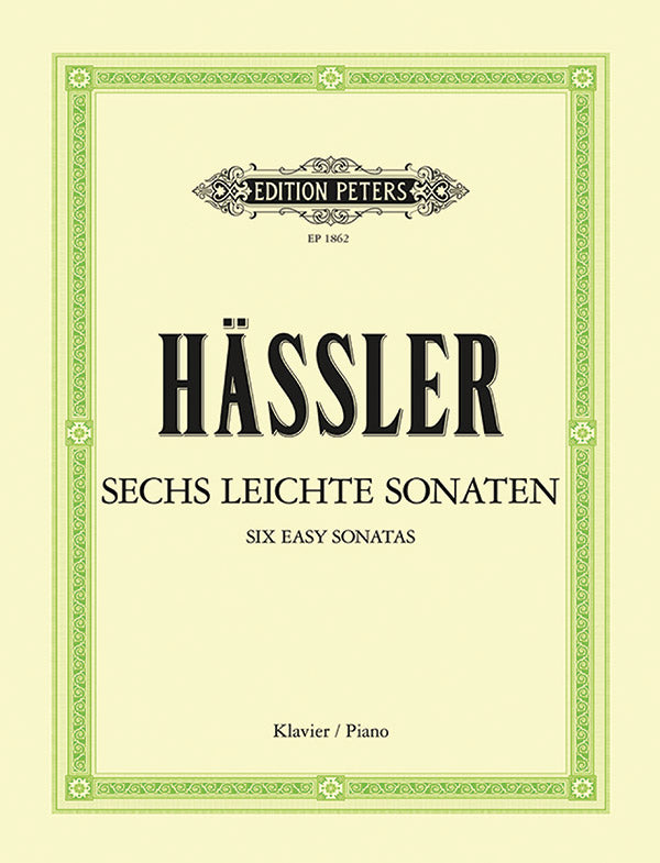 Hässler: Six Easy Sonatas for Piano