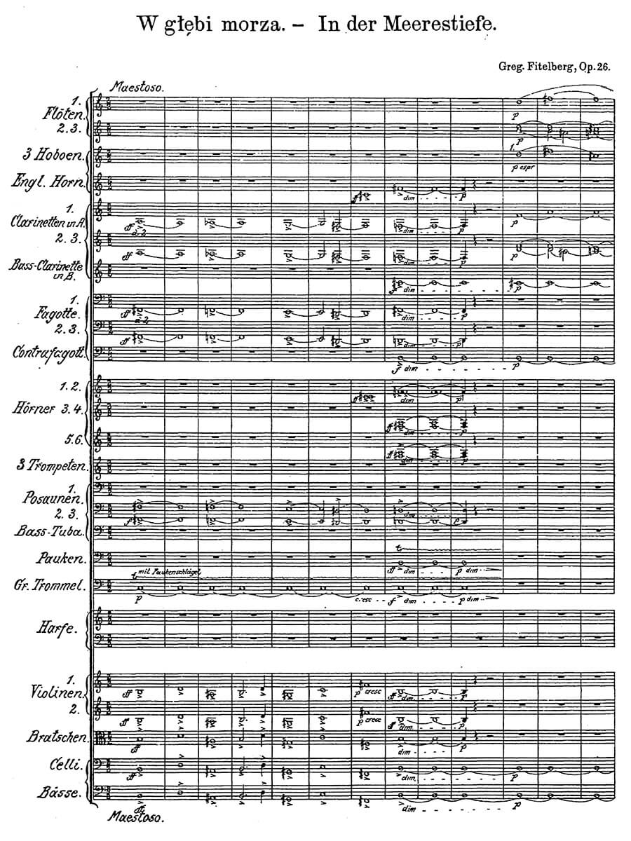 Fitelberg: In der Meerestiefe, Op. 26