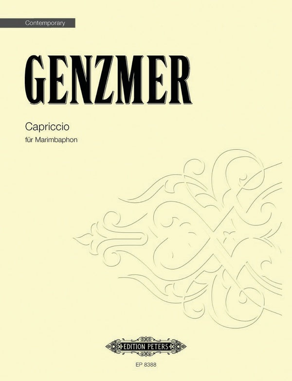 Genzmer: Capriccio for Marimba