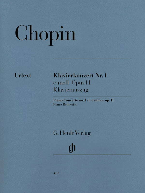 Chopin: Piano Concerto No. 1 in E Minor, Op. 11