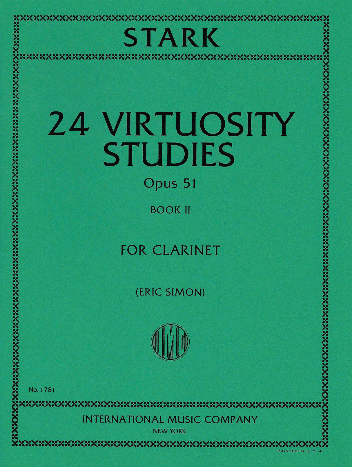 Stark: 24 Virtuosity Studies, Op. 51 - Volume 2