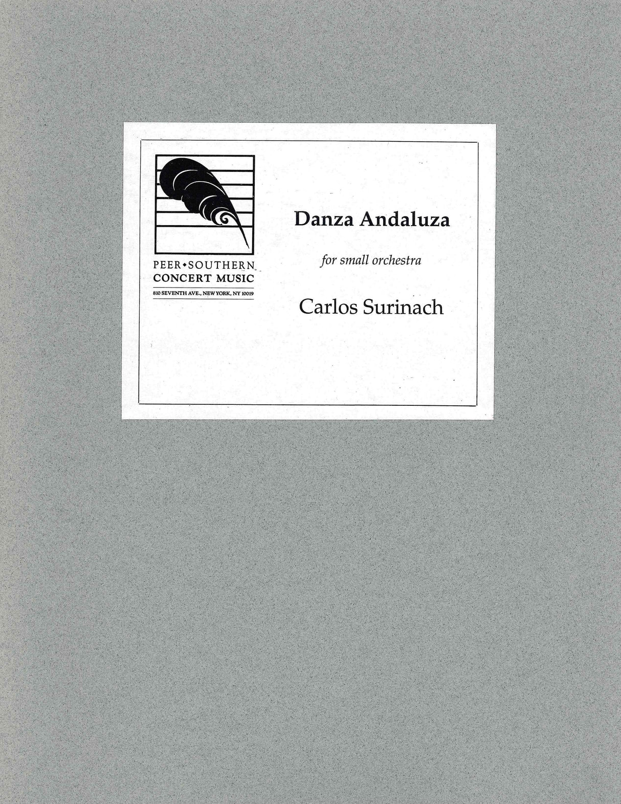 Surinach: Danza Andaluza