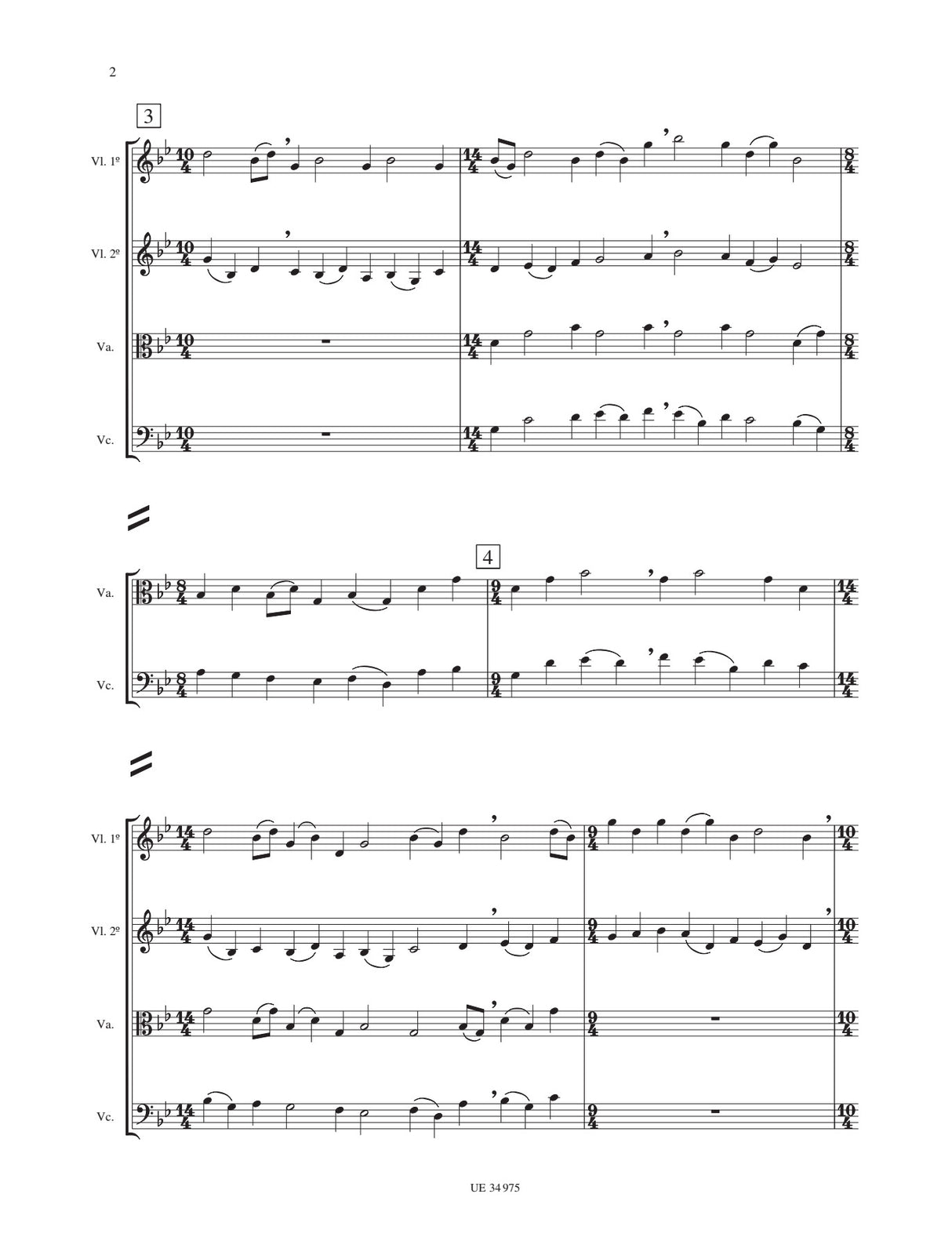 Pärt: Summa (for string quartet)