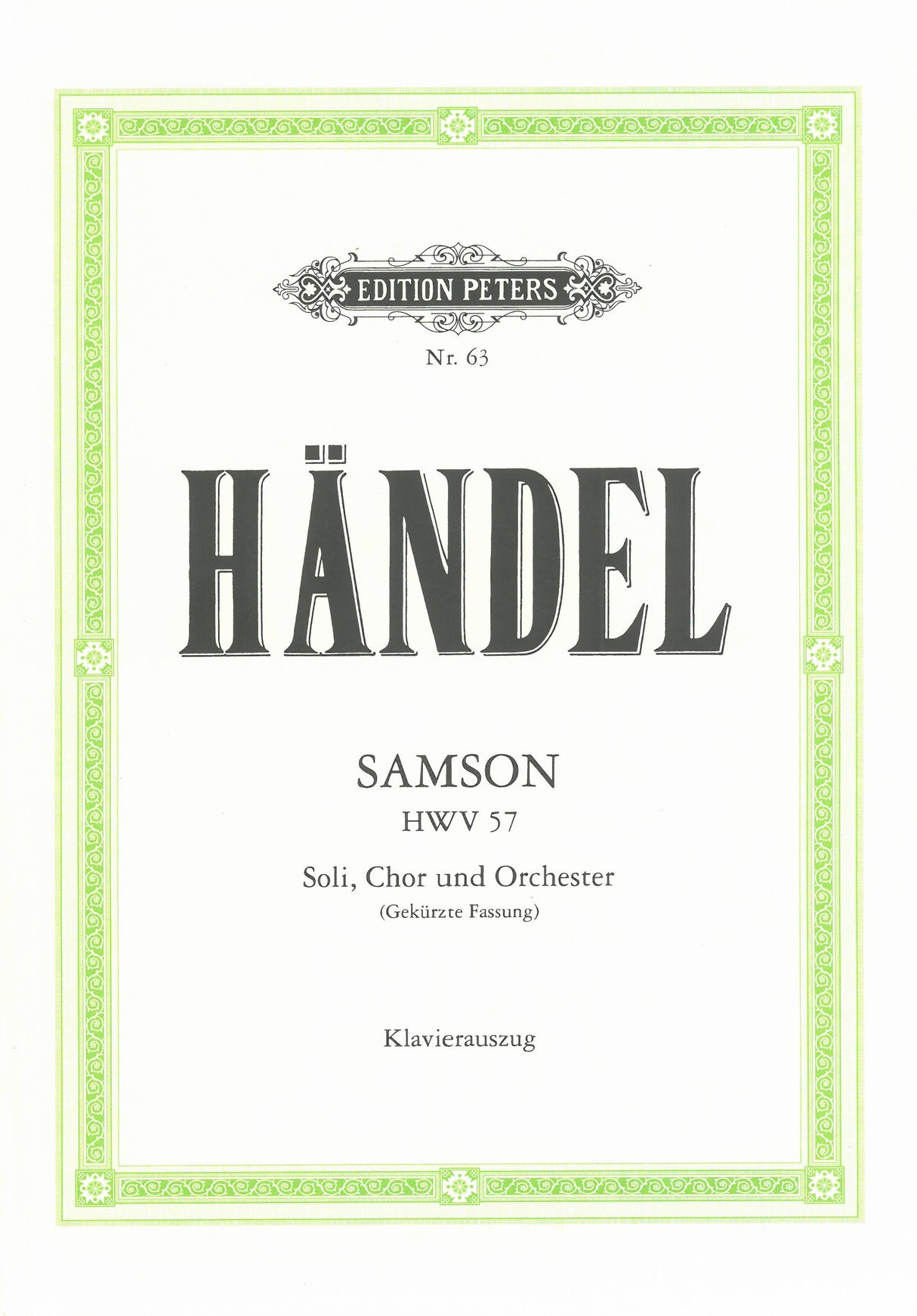 Handel: Samson, HWV 57