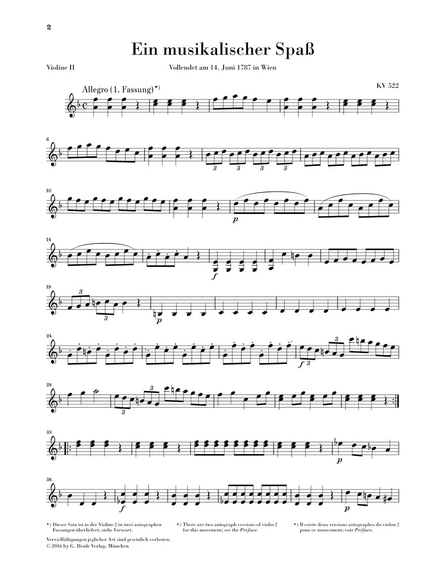 Mozart: A Musical Joke, K. 522