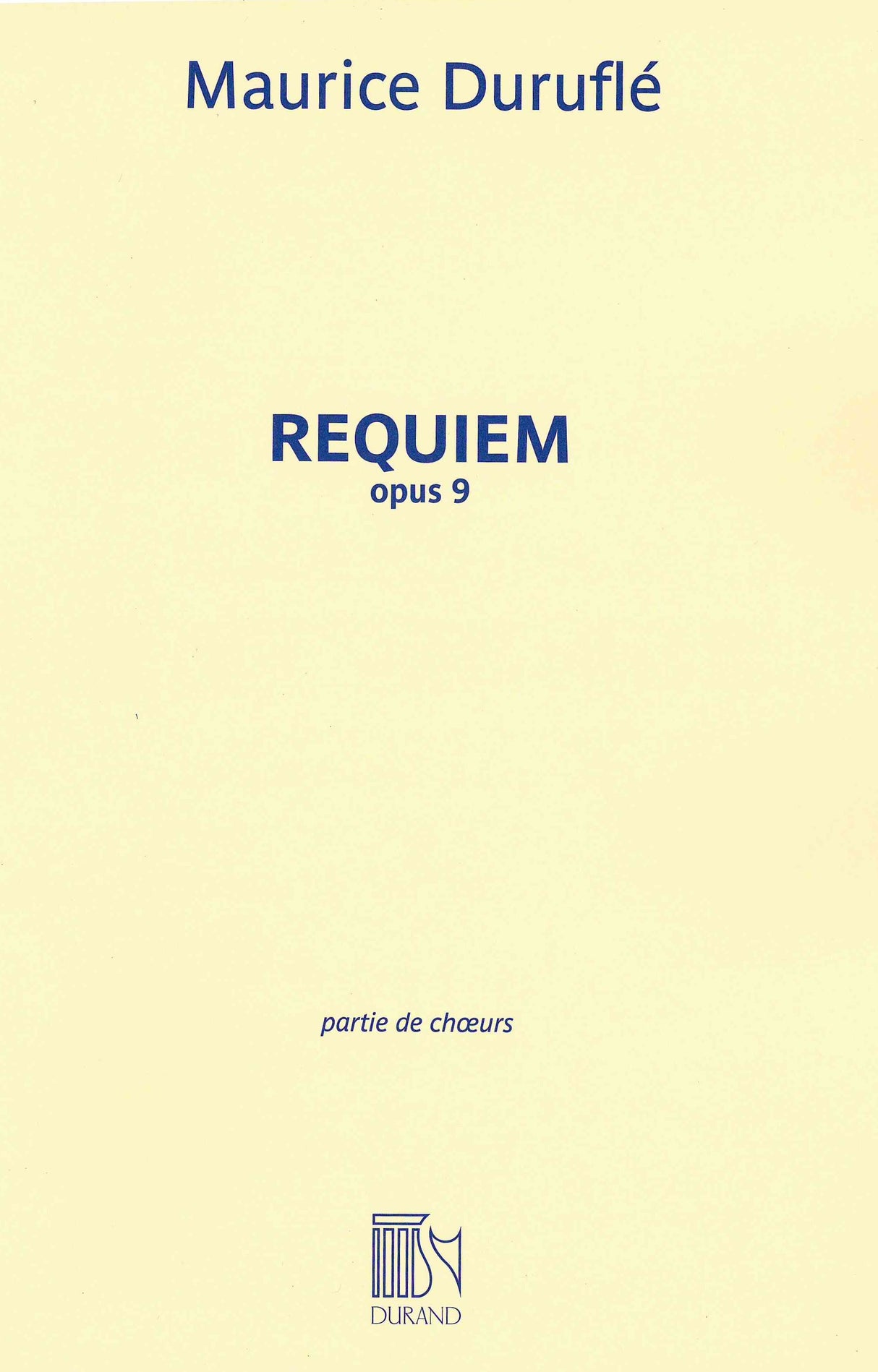 Duruflé: Requiem, Op. 9