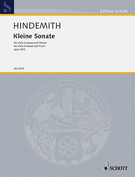 Hindemith: Kleine Sonata, Op. 25, No. 2