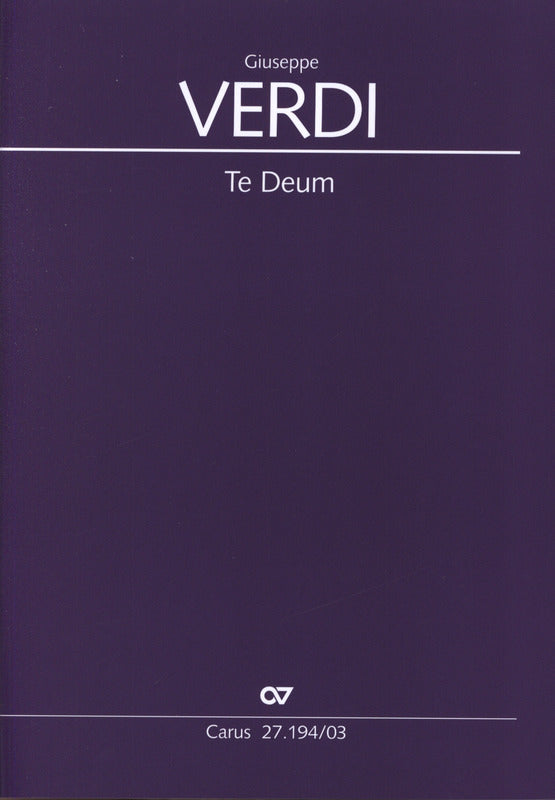 Verdi: Te Deum