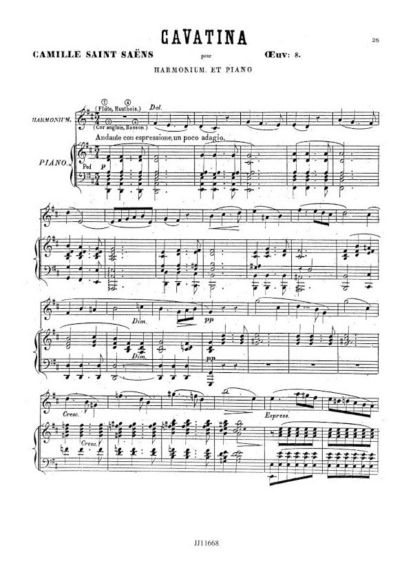 Saint-Saëns: Duos, Op. 8