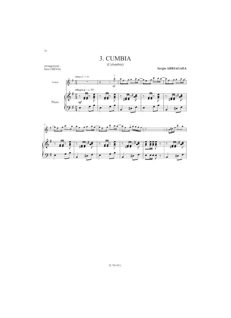 Arriagada: 5 Danses latino américaines