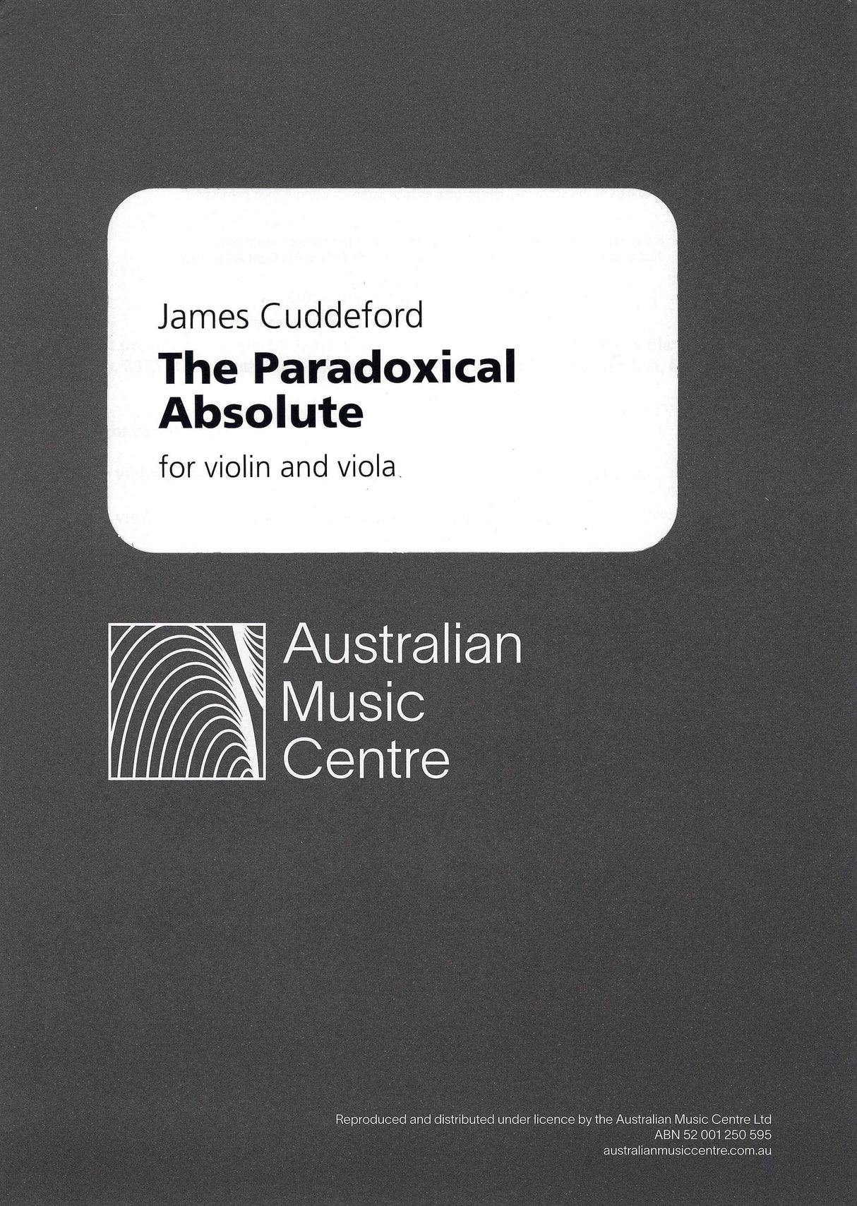 Cuddeford: The Paradoxical Absolute