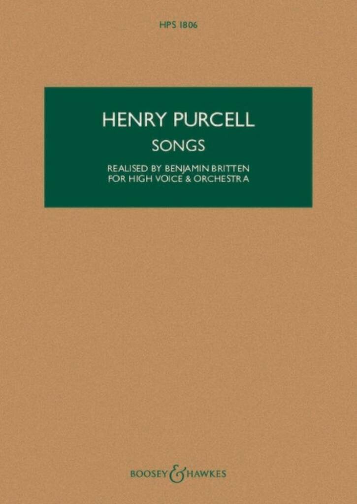 Purcell-Britten: Songs (arr. for high voice & orchestra)