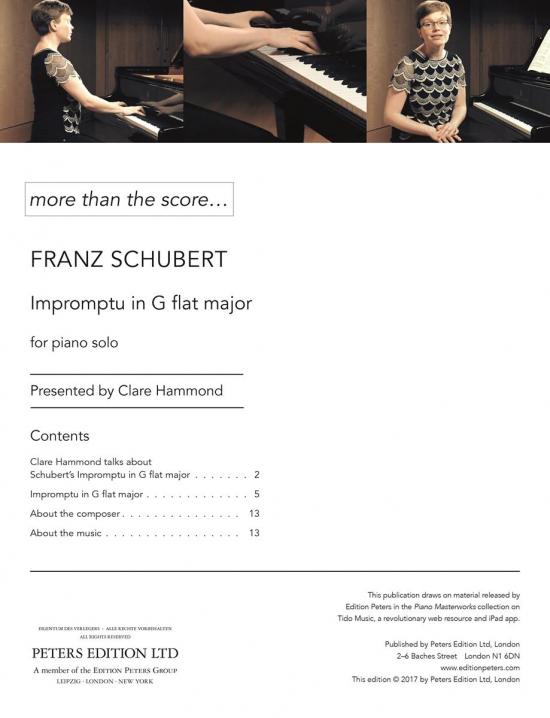 Schubert: Impromptu in G-flat Major, D 899, Op. 90, No. 3