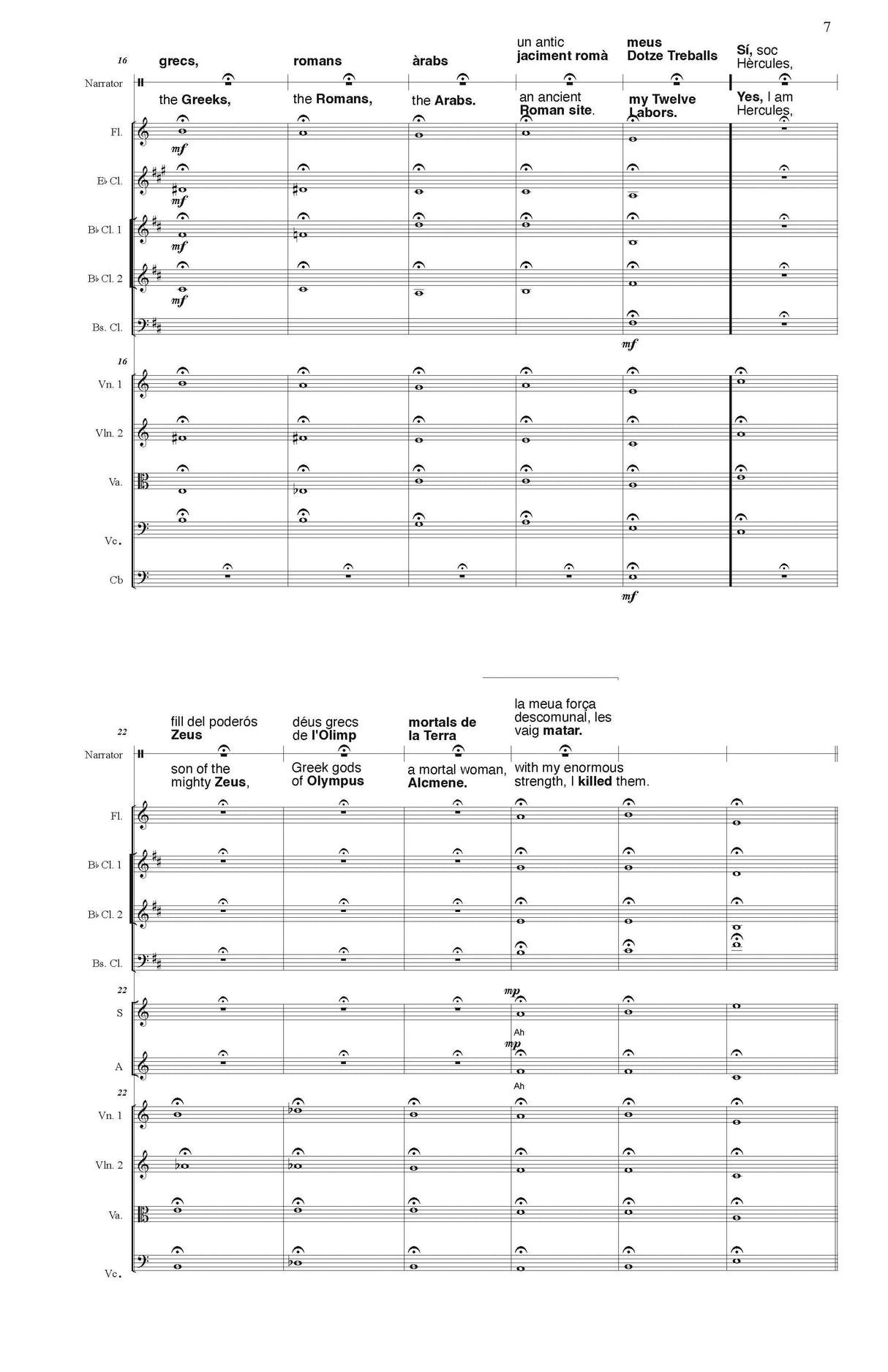 Udow: The Twelve Labors of Hercules (Version for Orchestra, Choir, Guitars, Steel Drums, & Narrator)