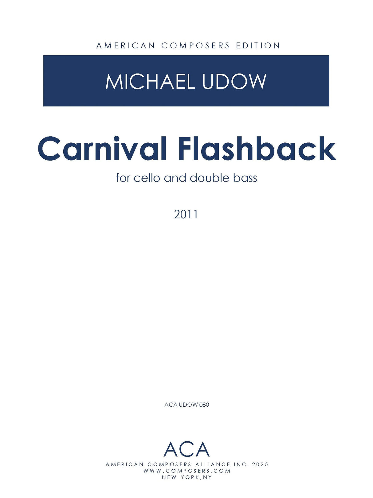 Udow: Carnival Flashback