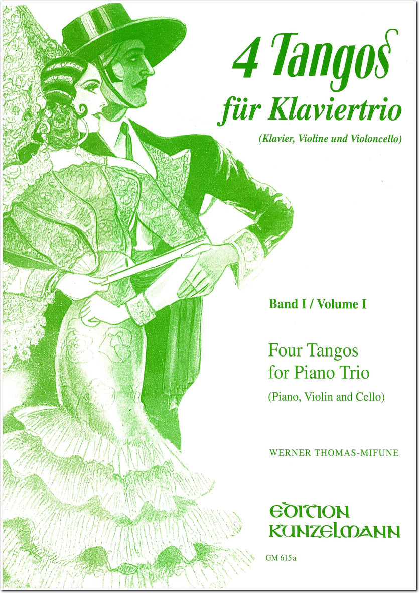 4 Tangos for Piano Trio - Volume 1
