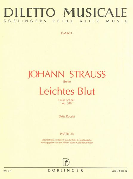 Strauß: Leichtes Blut, Op. 319
