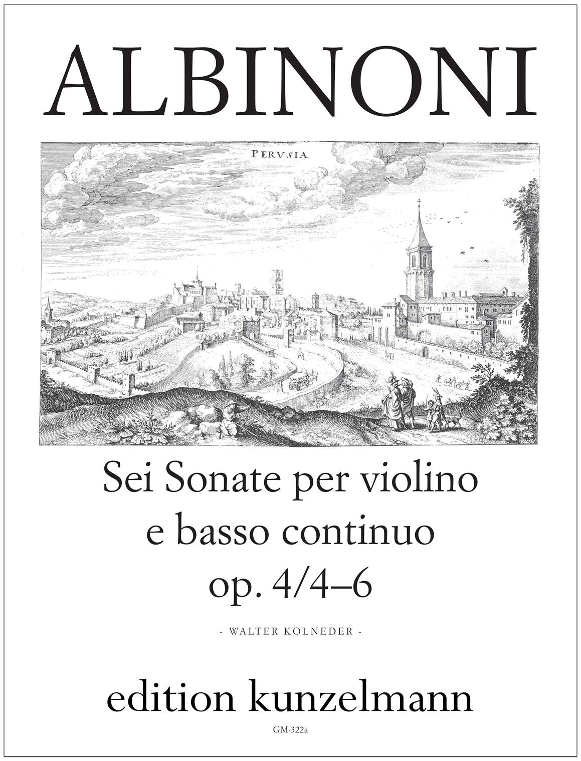 Albinoni: 6 Violin Sonatas, Op. 4 - Volume 2 (Nos. 4-6)