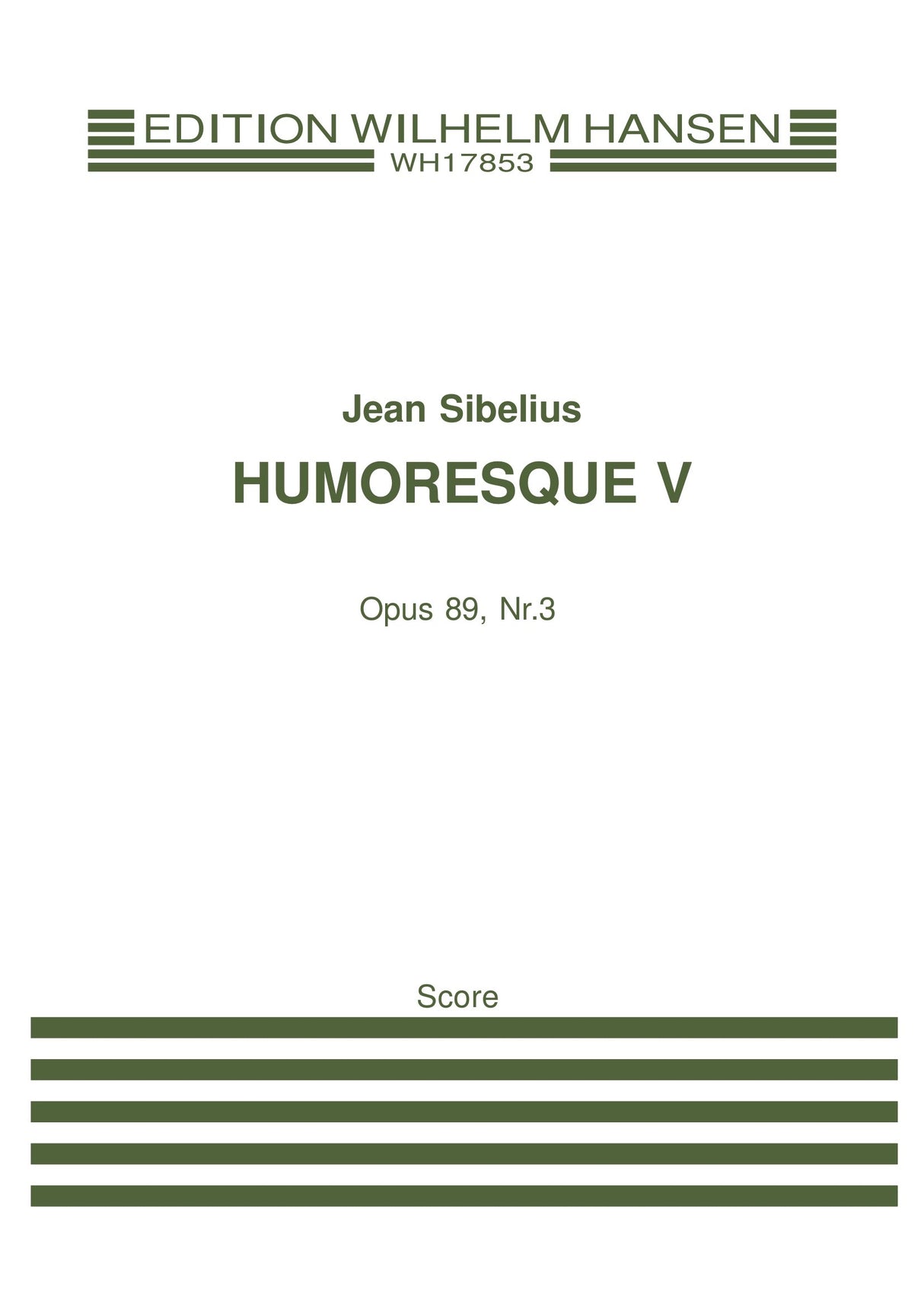 Sibelius: Humoresque No. 5, Op. 89c