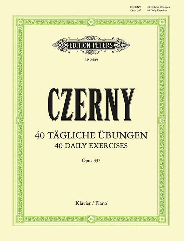 Czerny: 40 Daily Exercises, Op. 337
