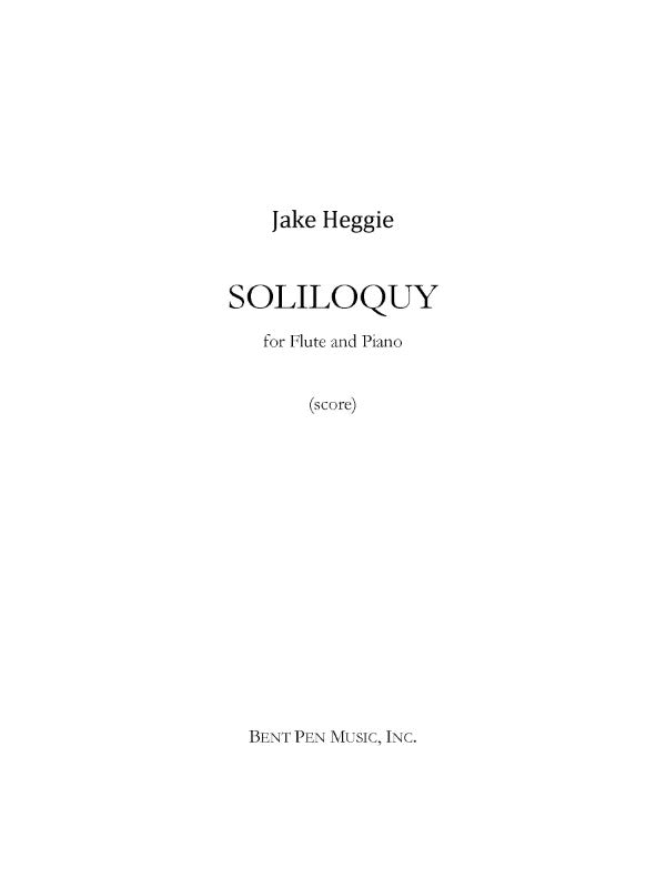 Heggie: Soliloquy