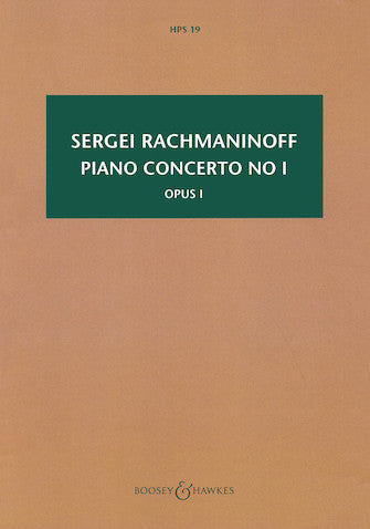 Rachmaninoff: Piano Concerto No. 1, Op. 1