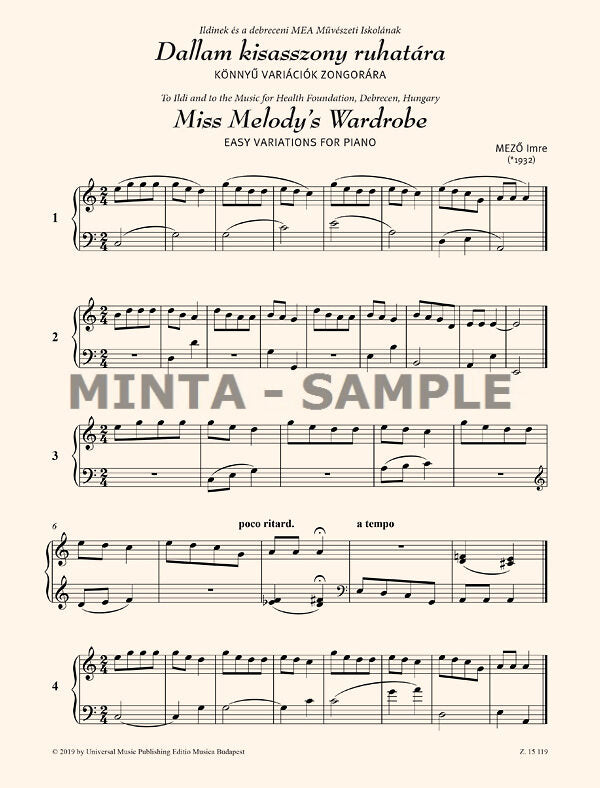 Mező: Miss Melody's Wardrobe