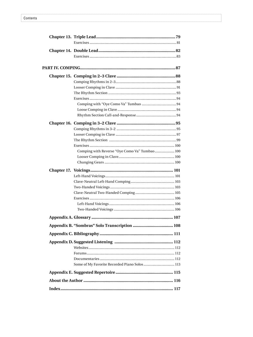 Latin Jazz Piano Improvisation