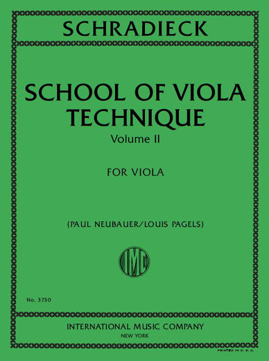 Schradieck: School of Technis - Volume 2 (arr. for viola)