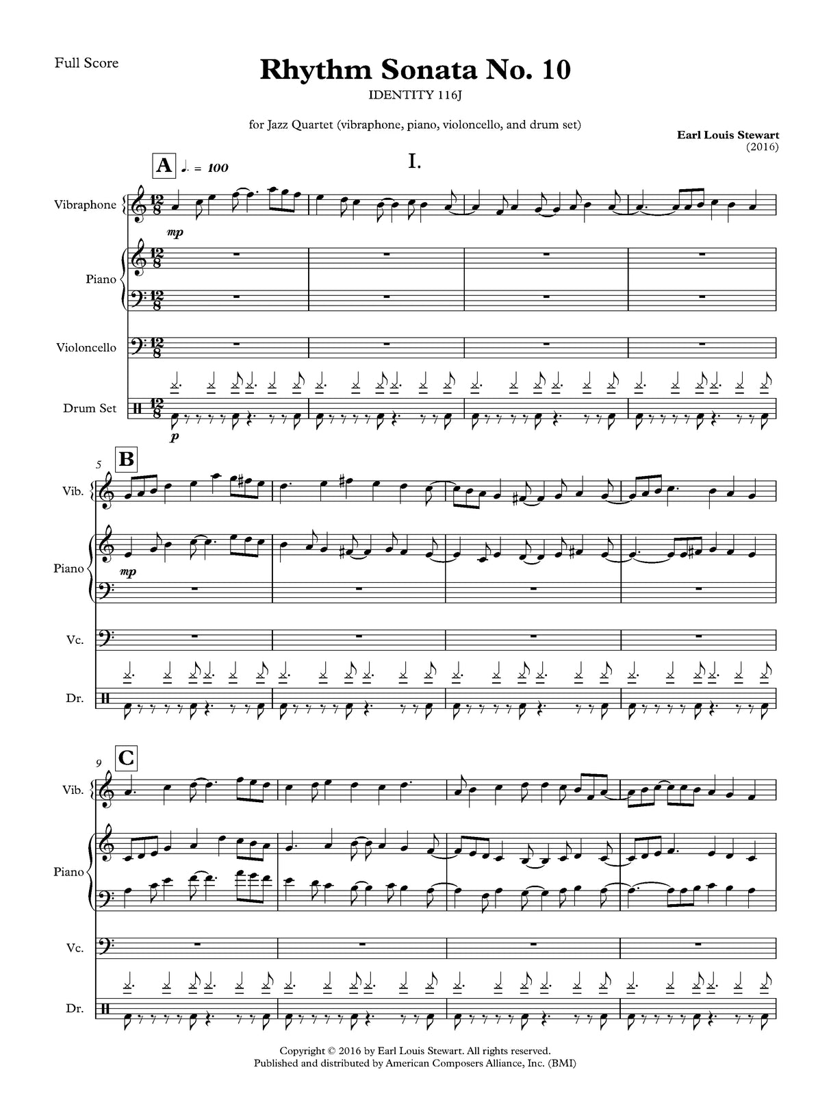 Stewart: Rhythm Sonata No. 10