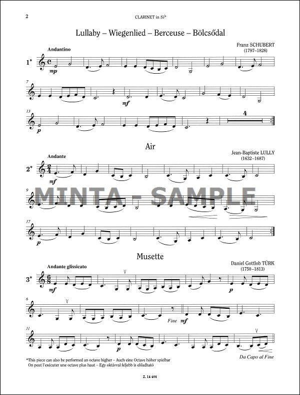 Repertoire for Music Schools - Clarinet